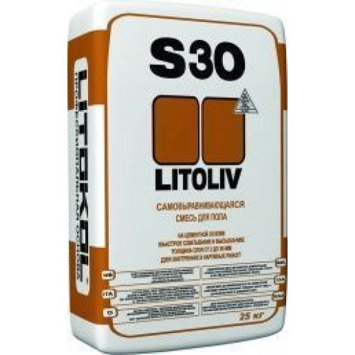 Litokol LITOLIV S30 Самовыравнивающаяся смесь для пола 25 кг 