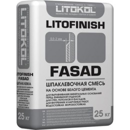LITOFINISH FASAD Шпатлевка 25 кг