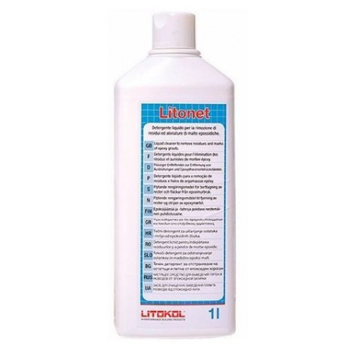 Litokol LITONET Жидкое чистящее средство для плитки, керамогранита и натурального камня 1 л 