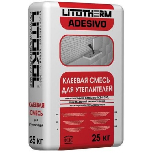 Litokol LITOTHERM ADESIVO Клеевая смесь для фасадного утеплителя (25 кг) 