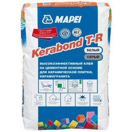 Клей Kerabond T-R на цементной основе для керамической плитки и керамогранита, серый (25 кг)