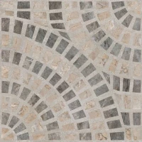 Декор Marble-Beton Круговой Темный Лаппато Ректификат 60x60