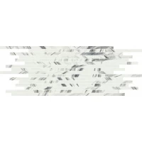 Мозаика Charme Deluxe Floor Project Statuario Fantastico Strip Lux