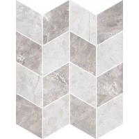 Мозаика Marmori Декор Шеврон Теплый Микс