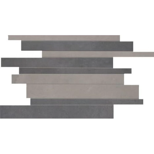 ABK Group Декор Docks Mosaico Brick Grey Black 30x40 DKR51152