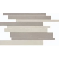 Декор Docks Mosaico Brick White Silver 30x40