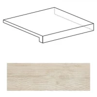 Ступень Axi White Pine Scalino Angolare DX 22,5x22,5