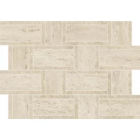 Мозаика Marvel Travertine Pearl Mosaico Basketweave