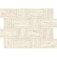 Мозаика Marvel Travertine White Mosaico Basketweave