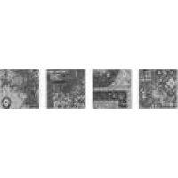 Декор Riabita il Cotto Inserto Pattern Grey S/4 10x10