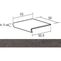 Ступень Mineral Chrom Brown Gradone Naturale 30x33