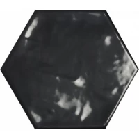 Керамогранит Chiara Negro brillo Hex 20x24