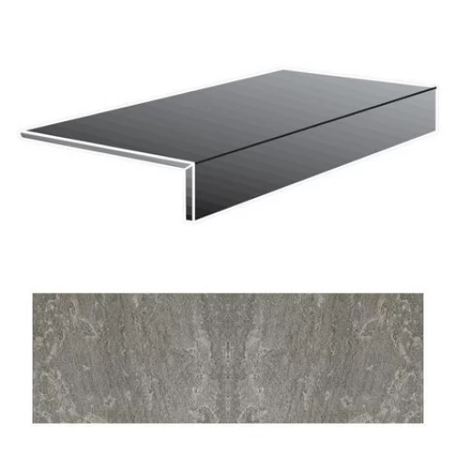 Floor Gres Ступень Walks Gray Elemento Elle 20x30 728805