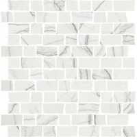 Мозаика Charme Advance Floor Project Platinum White Mosaico Raw cerato