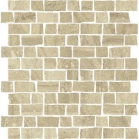 Мозаика Charme Advance Floor Project Travertino Romano Mosaico Raw cerato