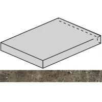 Ступень Charme Deluxe Floor Project Emperador Dark Scalino Angolare Sx 33x160
