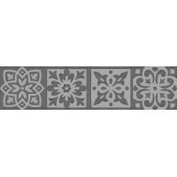 Декор Charme Evo Floor Project Tozzetto Lady Silver 7,2x7,2
