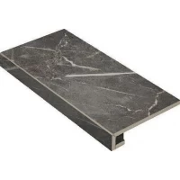 Ступень Charme Evo Floor Project Antracite угловая левая 33x120