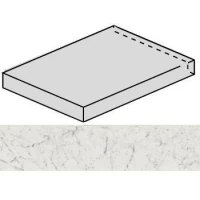 Ступень Charme Extra Floor Project Carrara угловая левая 33x60
