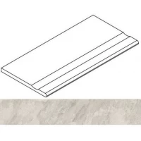Керамогранит Climb X2 Бортик с выемкой закругленный Ice 30x60