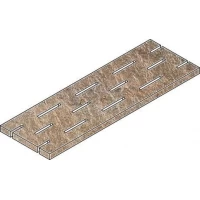 Керамогранит Дистрикт X2 Решётка Эмеральд 20x60
