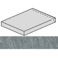 Ступень Genesis Jupiter Silver угловая левая 33x120