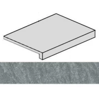 Ступень Genesis Jupiter Silver угловая правая 33x120