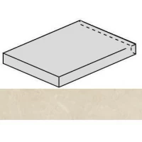Ступень Genesis Moon White угловая левая 33x120