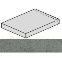 Ступень Genesis Saturn Grey угловая левая 33x120