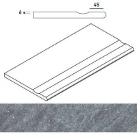 Керамогранит Genesis X2 Jupiter Silver Бортик с выемкой закругленный 30x60