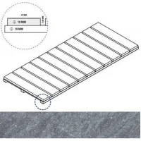 Керамогранит Genesis X2 Jupiter Silver Решетка стрим 10 25x60