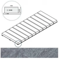 Керамогранит Genesis X2 Jupiter Silver Решетка стрим 20 25x60