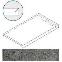 Ступень Genesis X2 Saturn Grey угловая правая 33x60