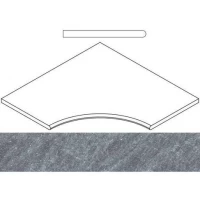 Угол Genesis X2 Jupiter Silver Бортик закругленный 30 60x60