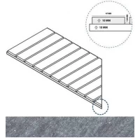 Угол Genesis X2 Jupiter Silver Решетка стрим 10 левая 25x60