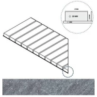 Угол Genesis X2 Jupiter Silver Решетка стрим 20 левая 25x60
