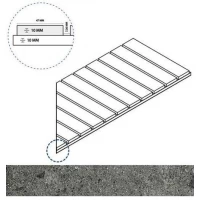 Угол Genesis X2 Saturn Grey Решетка стрим 10 правая 25x60