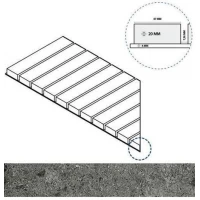 Угол Genesis X2 Saturn Grey Решетка стрим 20 левая 25x60