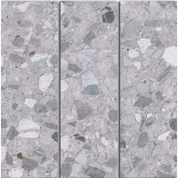 Декор Терраццо серый мозаичный 14,7x14,7