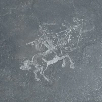 Декор Pietra Lavica Decoro Centauro Fuligo 49x49