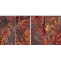 Декор Pietra Lavica Lava C (Rosso) S/4 30x60