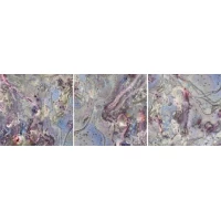 Декор Pietra Lavica Lava D (Azzurro) S/3 49x49