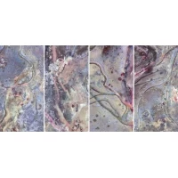 Декор Pietra Lavica Lava D (Azzurro) S/4 30x60