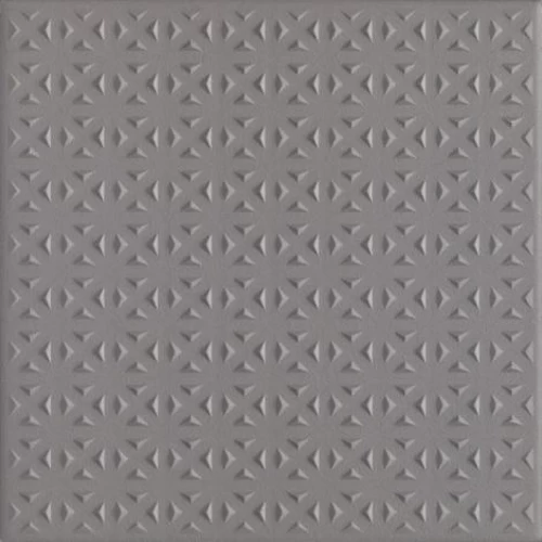 Paradyz Керамогранит Bazo Nero Monokolor 13 mm Struktura 19,8x19,8 