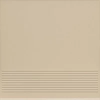 Ступень Bazo Beige Monokolor Stopnica Prosta Mat 30x30
