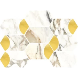 Декор Luce Oro Esagona Decoro Rame Lusso 26x35