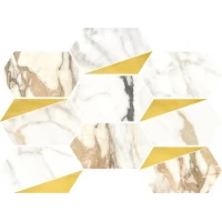 Декор Luce Oro Esagona Decoro Rame Satin 26x35