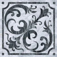 Декор Bergamo Класический Микс Холодная гамма Лаппато Ректификат 60x60