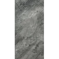 Керамогранит MarbleSet Иллюжн Темно-серый Полированный Ректификат 60x120