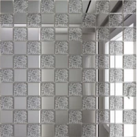 Мозаика Зеркальная Серебро/Хрусталь 2,5x2,5 С50Х50